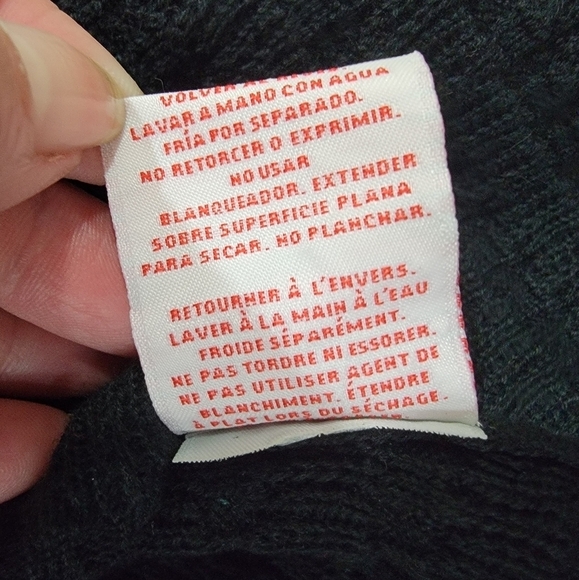 Ruby Rd Black Cardigan Embellished neck and Sleeve Hems Size Medium - Picture 11 of 13